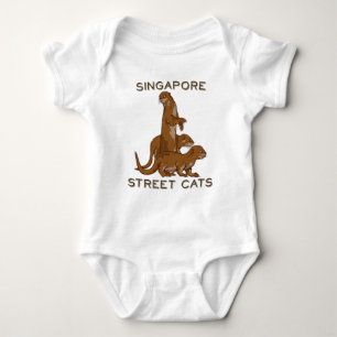 Sea Otter Singapore Street Cats T Shirt