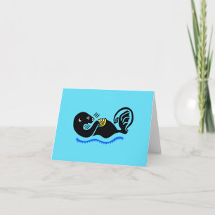 Sea OTTER-Wildlife - Nature - Blue Kort