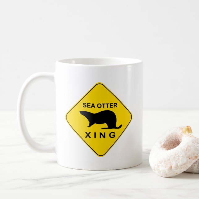Sea Otter Xing Kaffemugg (Med munk)
