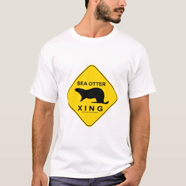 Sea Otter Xing T Shirt (Framsida)