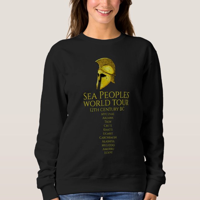 Sea Peoples World Tour - Ancient Mycenaean Grek H T Shirt (Framsida)