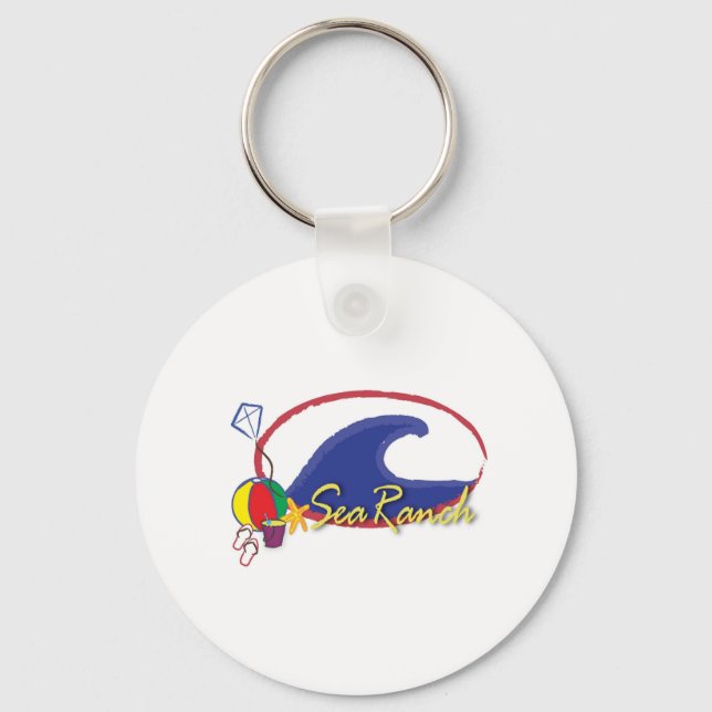 Sea Ranch Logotyp Nyckelring (Framsida)