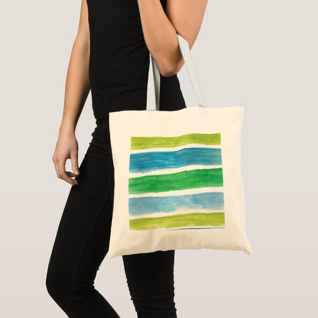 Sea Rand Watercolor Tygkasse (Framsida (produkt))