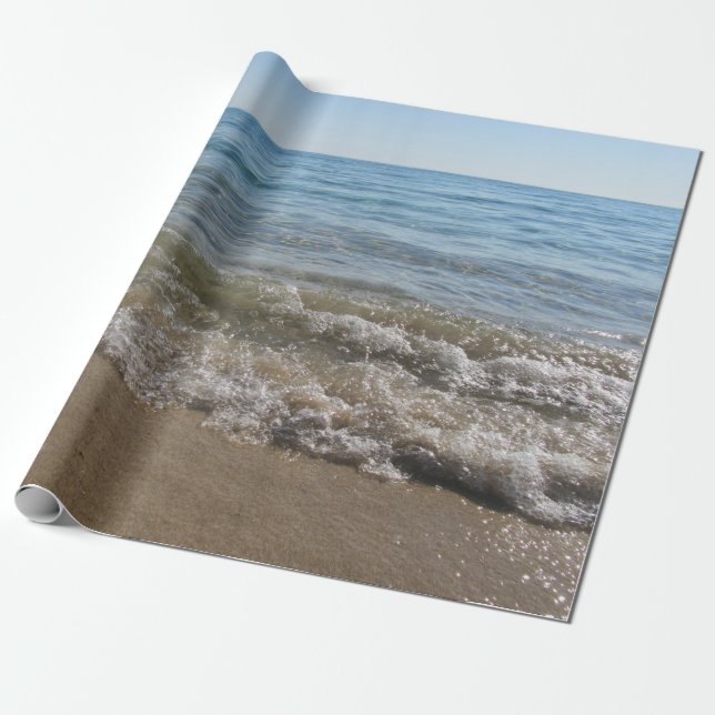 Sea & Sand Beach Vinkara Presentpapper (Utrullad)