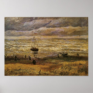 Sea, Scheveningen Van Gogh Fine Art Poster