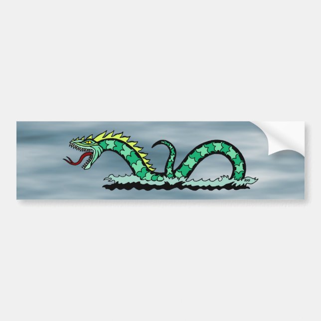 Sea Serpent Bildekal (Framsidan)