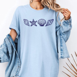 Sea Shell Summer Woman T Shirt