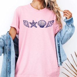 Sea Shell Summer Woman T Shirt