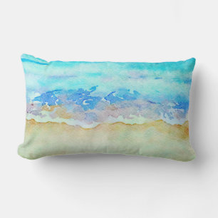 *~ Sea Shore AR7 Beach Nautical Vinkarare Surfa Be Lumbarkudde