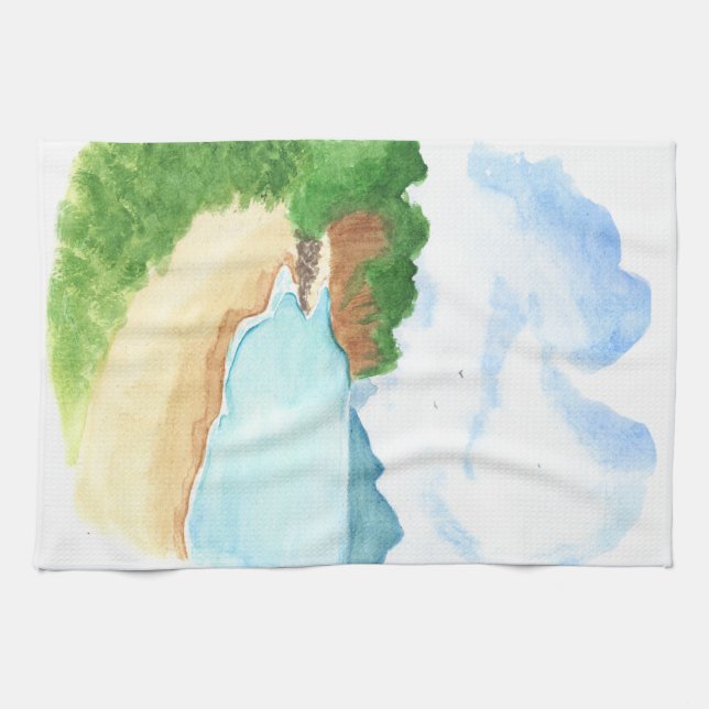 Sea Shore Beach  Kökshandduk (Horisontell)