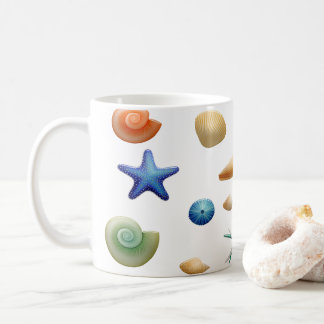 Sea Shore-Snäckor Kaffemugg