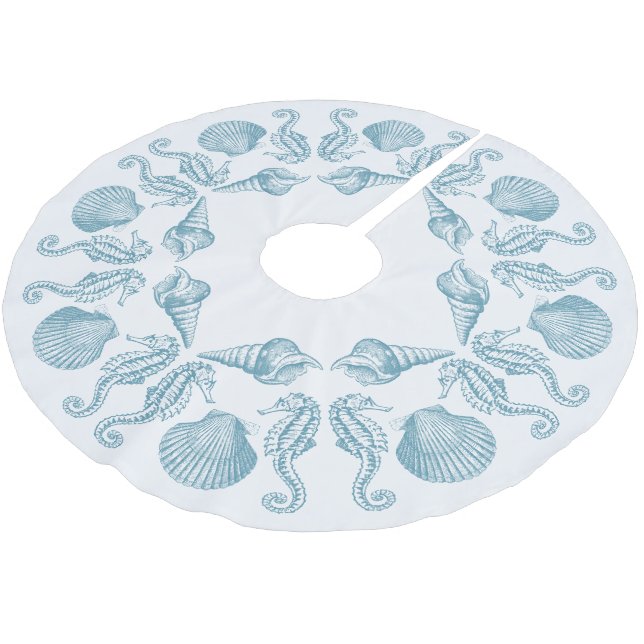 Sea Side Beach God jul Julgransmatta Borstad Polyester (Vinklad)