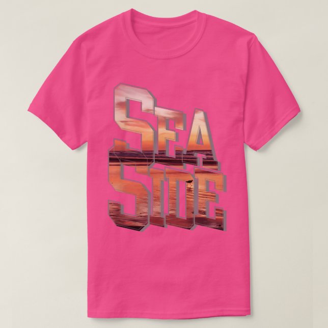 Sea Side Seaside T Shirt (Design framsida)