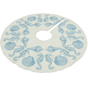 Sea Side Snäckor Beach jul Warm White Julgransmatta Borstad Polyester