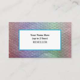 Sea Siren Bubble Background Reseller Visitkort