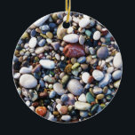 Sea Småstens Beach Stones Rhodes Greece Julgransprydnad Keramik<br><div class="desc">Småstarna i Colorful Sea och Beach Stones på den vackra ön Rhodes i Grekland.</div>