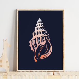 Sea Snäcka II Skriv ut   Utskrift av Snäcka till h Poster