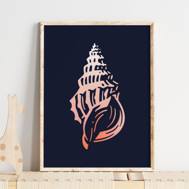 Sea Snäcka II Skriv ut | Utskrift av Snäcka till h Poster (Skapare uppladdad)