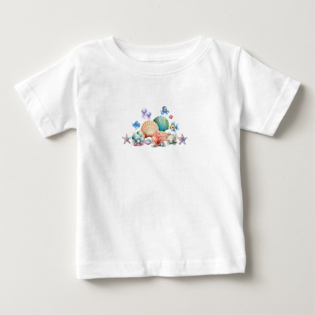 Sea Spädbarn T Shirt (Framsida)