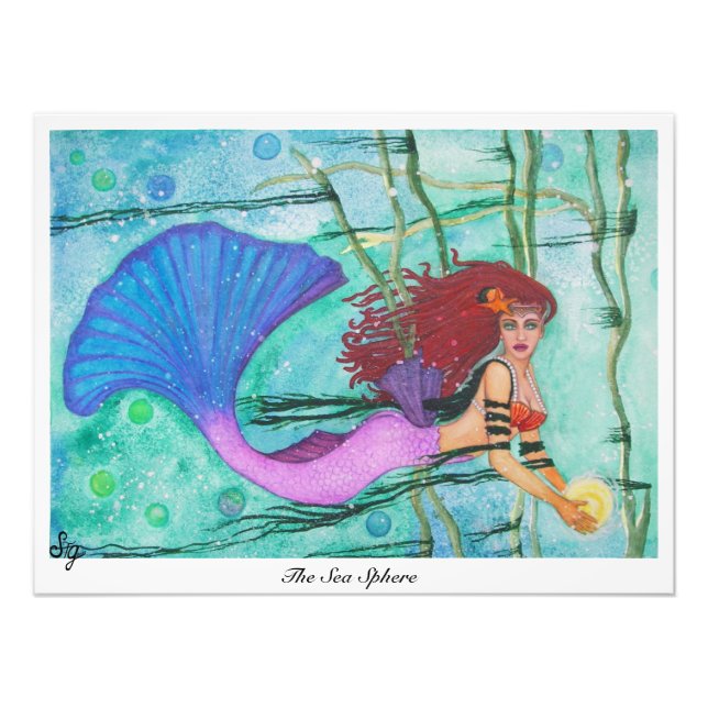 Sea Sphere Fototryck (Framsidan)