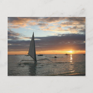 Sea Sunset Vykort