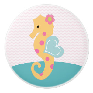 Sea Sweeties Seahorse Nursery Drawer Knob Knopp