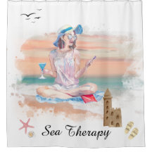 *~* Sea Therapy Beach Young Girl Music AR29