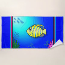 Sea ThLED Beach Towel