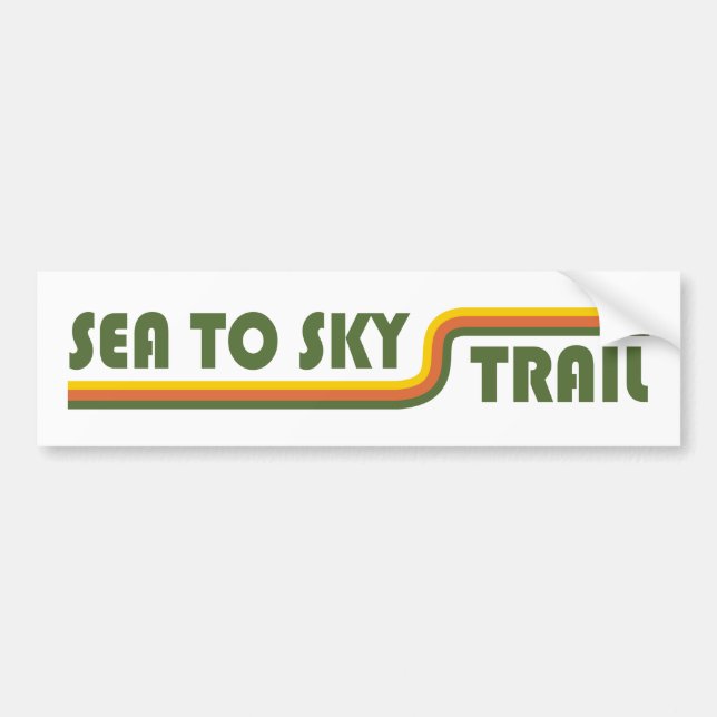 Sea to Himlar Trail British Columbia Bildekal (Framsidan)