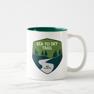 Sea To Sky Trail British Columbia Två-Tonad Mugg