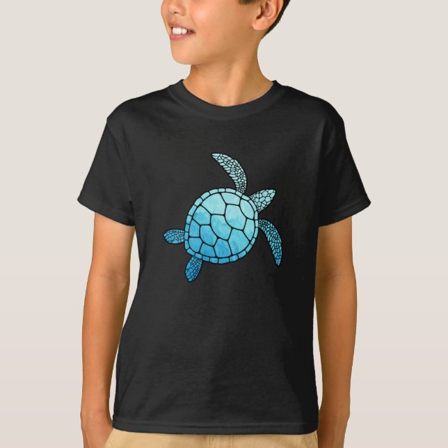 Sea Turtle Älskare Animal Turtles Sjöliv Gift Idea T Shirt (Framsida)