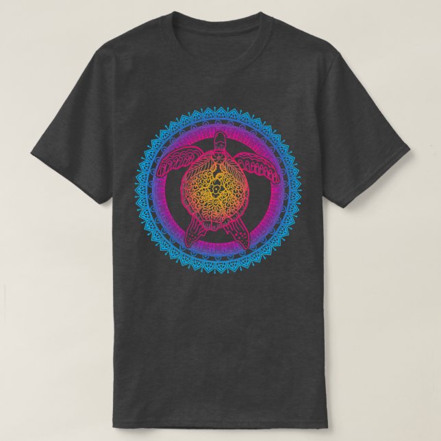 Sea Turtle Älskare Maori Ocean Animal T Shirt (Design framsida)