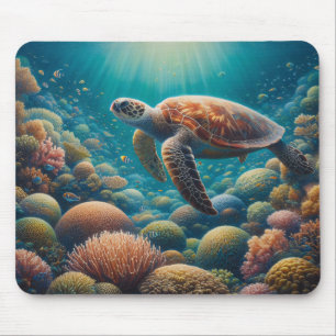 Sea Turtle and Coral Musmatta