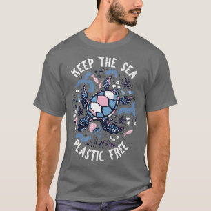 Sea Turtle Animal Högers Gift Vintage Turtle T Shirt