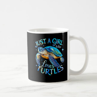 Sea Turtle är bara en flicka som Kärlekar sköldpad Kaffemugg