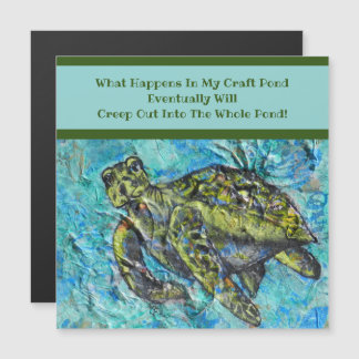 Sea Turtle Art and Crafters CreTS Magnet