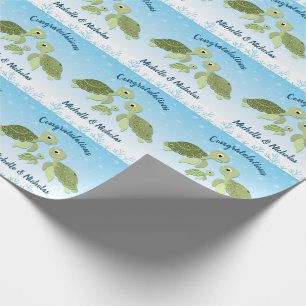 Sea Turtle Baby Shower Co-Ed Gender Neutral Presentpapper