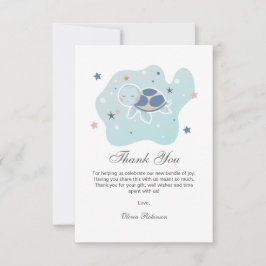 Sea Turtle Baby Shower | Cute Ocean Tack Kort