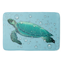 Sea Turtle Bath Matt