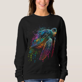 Sea Turtle Beach Älskare Ocean Animal Graphit Nove T Shirt