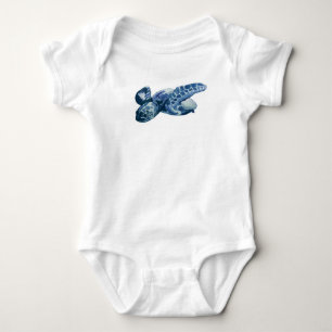 Sea Turtle Behålla Swimming Baby Bodydräkt T Shirt
