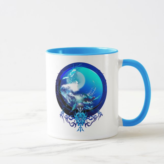 SEA TURTLE BLUE MOON RACE MUGG (Höger)