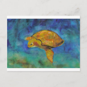 Sea Turtle by Paula Atwell Vykort