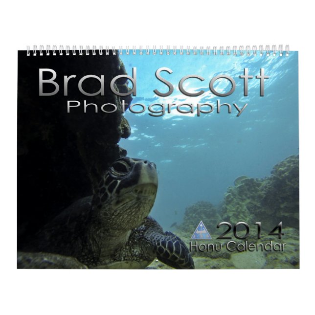 Sea Turtle Calendar by Brad Scott Photography Kalender (Omslag)