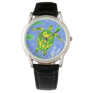 Sea Turtle Coral Reef Marine Life Symbol Armbandsur