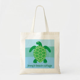 Sea Turtle Custom  Tote Bag Tygkasse