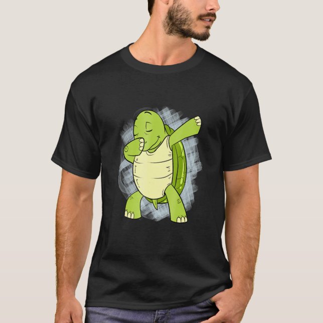 Sea Turtle Dance Move Tee Disco Party (Framsida)