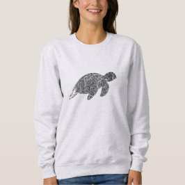 Sea Turtle Disted Print - Vintage Sea Turtle T Shirt