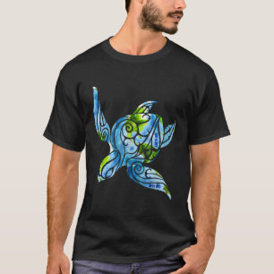Sea Turtle Eh Day Räddar planetet Turtle Återvinna T Shirt