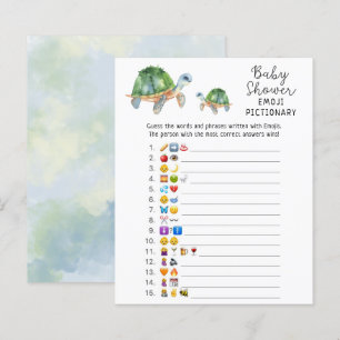 Sea Turtle - Emoji bild-babydusch